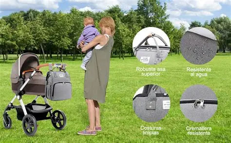 Mochila Cambiador Bebés Multifunción