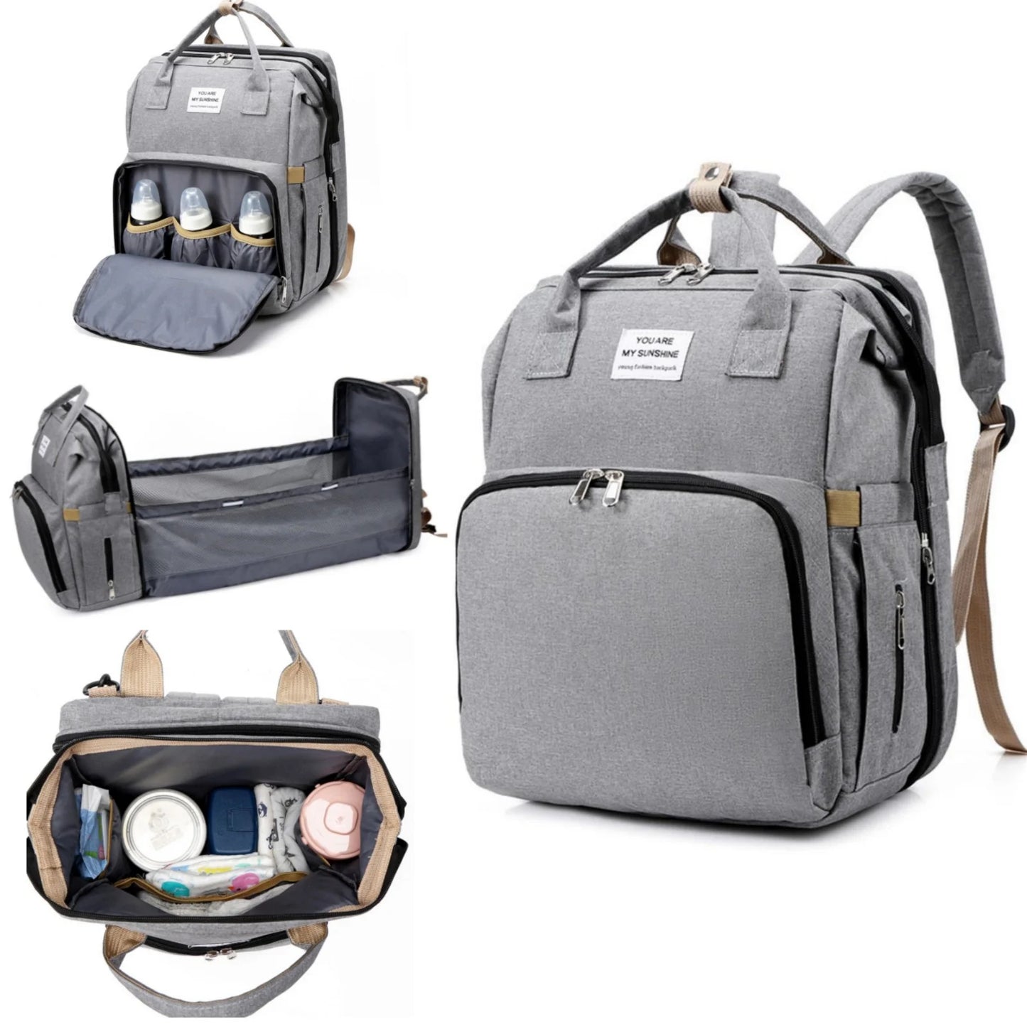 Mochila Cambiador Bebés Multifunción