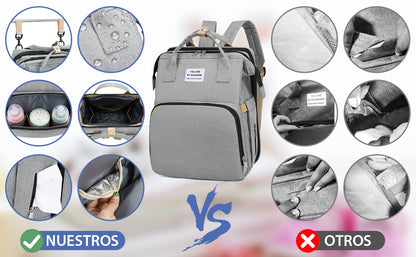 Mochila Cambiador Bebés Multifunción